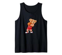 Cool Teddy Bear Plays Basketball Illustration Graphic Design Débardeur