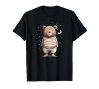 Cool Teddy Face en Pyjama pour Les Amateurs de Bonnes Nuits T-Shirt