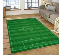 Cool Terrain de Football Vert Tapis Chambre Enfant Garcon, Foot Kids Play Floor Mat, Tapis Chaise Gaming Décoration de Salle de Jeu, Grand Carpet Adapté Salon Salle de Jeux, 80x120 cm, Color 6