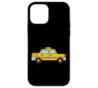 Cool The NYC Yellow Taxi Cartoon Illustration Graphic Funny Coque pour iPhone 12 Mini