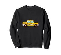 Cool The NYC Yellow Taxi Cartoon Illustration Graphic Funny Sweatshirt