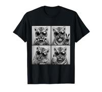 Cool Tiger Cubs Lunettes de Soleil Photobooth Design T-Shirt