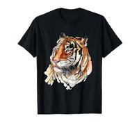 Cool Tiger T-shirt à manches courtes Motif tigre T-Shirt