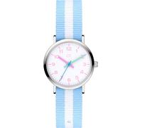 Cool Time Montre bleu clair / rose clair / argent / blanc, Taille One Size
