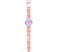 Cool Time Montre jaune / rose / argent, Taille One Size