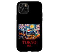 Cool Tokyo Japan with The Starry Night Concept of Van Gogh Coque pour iPhone 11 Pro