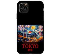 Cool Tokyo Japan with The Starry Night Concept of Van Gogh Coque pour iPhone 11 Pro Max