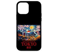 Cool Tokyo Japan with The Starry Night Concept of Van Gogh Coque pour iPhone 12 Mini