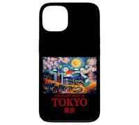 Cool Tokyo Japan with The Starry Night Concept of Van Gogh Coque pour iPhone 13