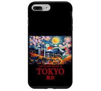 Cool Tokyo Japan with The Starry Night Concept of Van Gogh Coque pour iPhone 7 Plus/8 Plus
