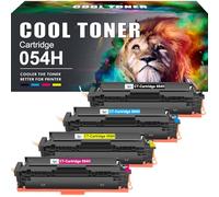 Cool Toner 054H 054 Compatible pour Canon 054H Toner pour i-SENSYS MF643Cdw MF641Cw MF645Cx MF642Cdw MF644Cdw MF641CW LBP622Cdw MF640 LBP620 (Noir Cyan Jaune Magenta, 4-Pack)