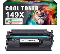 Cool Toner 149X (avec Puce) Cartouche de Toner Compatible pour HP 149 X 149X 149A W1490X W1490A Laserjet Pro 4002dn 4002dw 4002d 4002 MFP 4102fdw 4102dw 4102fdn 4102 - Noir, 1-Pack