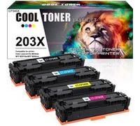 Cool Toner Compatible pour HP 410X 410A CF410X CF411X CF412X CF413X CF410A Toner pour HP Color Laserjet M477 MFP M477fdw M477fdn M477fnw M452dw M452dn M452nw M377dw HP Color Laserjet Pro MFP M477fdw G