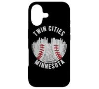 Cool Twin Cities Minnesota MN Baseball Skyline St. Paul-MPLS Coque pour iPhone 17