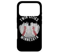 Cool Twin Cities Minnesota MN Baseball Skyline St. Paul-MPLS Coque pour iPhone 17 Pro