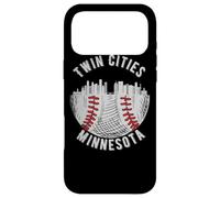 Cool Twin Cities Minnesota MN Baseball Skyline St. Paul-MPLS Coque pour iPhone 17 Pro Max