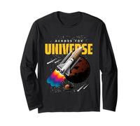 Cool Universe Space Shuttle Illustration Graphic Designs Manche Longue