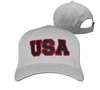 Cool USA American Flag Embroidered Adjustable Hip Hop Hat for Men Women's,Black