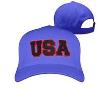 Cool USA American Flag Embroidered Adjustable Hip Hop Hat for Men Women's,Black