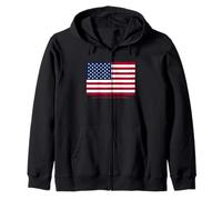 Cool USA United States of America Flag, USA 4th of July Sweat à Capuche