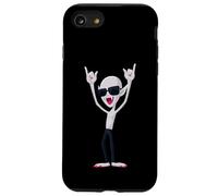 Cool Vampire Rock on Funny Gothic Monster Graphic Lunettes de Soleil Coque pour iPhone SE (2020) / 7/8