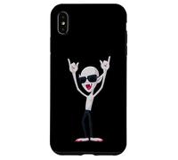 Cool Vampire Rock on Funny Gothic Monster Graphic Lunettes de Soleil Coque pour iPhone XS Max