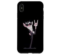 Cool Vampire Rock on Funny Gothic Monster Graphic Lunettes de Soleil Coque pour iPhone XS Max