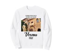 Cool Verona Italy The Romeo & Juliet Illustration Graphic Sweatshirt