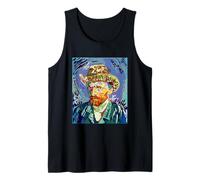 Cool Vincent Van Gogh Painter Profile Graphic Design Art Débardeur