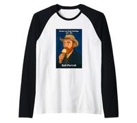 Cool Vincent Van Gogh Painting Eats Ice Cream Anime Arts Manche Raglan