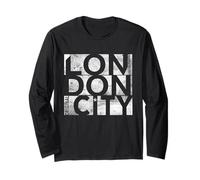Cool Vintage London City Fashion Tee Shirts, London Outfit Manche Longue