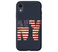 Cool Vintage Retro New York City Illustration Graphic Design Coque pour iPhone XR