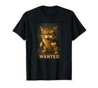 Cool Wanted Funny Wild Fury Cat Illustration Graphic Designs T-Shirt