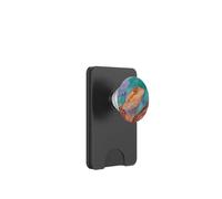 Cool Watercolor Bearded Dragon Design Reptile Lover on Teal PopSockets PopWallet pour MagSafe