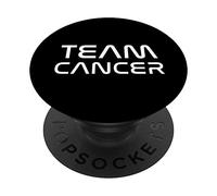 Cool White Font: Team Cancer Zodiac Astrological Sign PopSockets PopGrip Adhésif