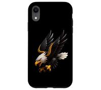 Cool Wild USA Eagle Hunting Illustration Graphic Designs Coque pour iPhone XR