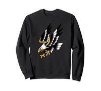 Cool Wild USA Eagle Hunting Illustration Graphic Designs Sweatshirt