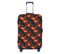 Cool Wolf Housse de protection lavable pour bagages de 45,7 à 81,3 cm, haute élasticité, Noir , L