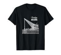 Cool Working Man Mini pelleteuse Dredge Print Design pour homme T-Shirt