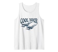 Cool Your Jets Funny Airplane Débardeur