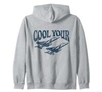 Cool Your Jets Funny Airplane Sweat à Capuche
