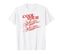 Cool Your Jets Humour Aviation Humour Fighter Jet Pilot Blague T-Shirt