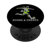 Cool Youth Soccer Player Football Fan Cadeau Homme Femme Enfant PopSockets PopGrip Adhésif