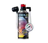 Cool5 Hobby, remplacement r134a, Produit d'étanchéité, réfrigérant, recharge de climatisation de voiture, équivalent 660g, 1 boîte, 5 en 1, 235g, avec Tuyau intégré, manomètre et Adaptateur