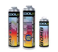 Cool5 Kit de réparation pour climatisation Summer Full Kit AC Repair Summer AC Recharge + Huile (substitut du R134a) - pour Voitures de 1995 à 2016, 290 g + 70% de Produit + Product rafraîchissante