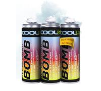 COOL5 Lot de 3 bombes rafraîchissantes pour voiture - Élimination des champignons, moisissures et virus, 3 x 136g + APC 500 ml