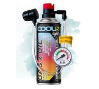COOL5 recharge gaz de remplacement r134a, réfrigérant de remplacement r134a pour climatisation automobile - 1 boîte 2en1 HOBBY avec câble intégré, 235 g
