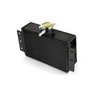 Coolant Overflow Réservoir D'expansion Liquide Refroidissement En Aluminium 1.6 L Pour Radiateur Pour Nissan 240SX 2.4 L L4 1989-1998 Vase D'expansion(Le noir)