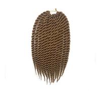 Coolbers 12 pouces Blonde Crochet Braids Extensions de cheveux Havana Mambo Twist Crochet Braids Synthétique Twist Sénégalaise Tressage Cheveux (12 Pouces, 27)