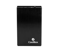 CoolBox A-3533 Boîtier pour Disque Dur 3,5" (SATA I/II/III, USB 3.0) en Aluminium, Vitesse jusqu'à 5 Gbps, disques jusqu'à 8 to, avec kit de Montage et câble USB 3.0